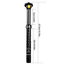 Load image into Gallery viewer, Wisvis Bike Manual Control Seat Post Aluminum Alloy Lifting Seatpost Bicycle Parts
