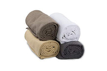 Load image into Gallery viewer, DG Collections Cotton Breathable Thermal Blanket - Queen (90x90 in) Grey, Snuggle in These Super Soft Cozy Cotton Blankets - Perfect for Layering Any Bed - Provides Comfort and Warmth for Years
