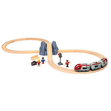 Load image into Gallery viewer, BRIO World - 33773 Railway Starter Set | 26 Piece Toy Train with Accessories and Wooden Tracks for Kids Age 3 and Up
