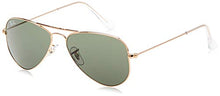 Load image into Gallery viewer, Ray-Ban Unisex-Adult RB3044 Small Metal Sunglasses, Gold/Green, 52 mm
