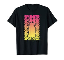 Load image into Gallery viewer, Mademark x Teenage Mutant Ninja Turtles - Master Splinter - Gradient Silhouette T-Shirt
