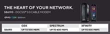 Load image into Gallery viewer, ARRIS SURFboard SB6190 DOCSIS 3.0 Cable Modem, Approved for Cox, Spectrum, Xfinity &amp; others (Black)
