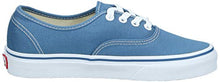 Load image into Gallery viewer, Vans Authentic Unisex Canvas Lace Up Low Top Original Sneakers Blue Size 9
