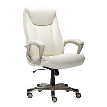 Load image into Gallery viewer, Amazon Basics Bonded Leather Big &amp; Tall Executive Office Computer Desk Chair, 350-Pound Capacity - Cream
