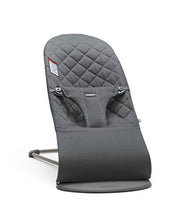 Load image into Gallery viewer, BabyBjörn Bouncer Bliss, Quilted Cotton, Anthracite (006021US)
