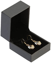 Load image into Gallery viewer, The 14k Gold Plated Gem romantic flower petals hollow water drop simple temperament Earrings with S925 Silver Needle for Women Girl Gifts Valentines/Birthday/ Anniversary / Mother’s Day
