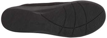 Load image into Gallery viewer, Clarks Women's CloudSteppers Sillian Paz Slip-On Loafer, Black Synthetic Nubuck, 8 M US

