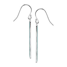 Load image into Gallery viewer, Silpada 'Turquoise Drop' Compressed Turquoise Drop Earrings in Sterling Silver
