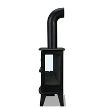 Load image into Gallery viewer, Real Flame Foster Stove Electric Fireplace, Black
