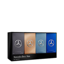 Load image into Gallery viewer, Mercedes-Benz - Limited Edition Collection Of Masculine Luxury Aromas - Fresh, Modern, Luxurious Fragrances For Men - Aromatic, Woody, Amber And Spicy Scents - 4-Piece Gift Set For Men
