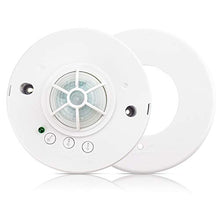 Load image into Gallery viewer, J.LUMI YCA1001 Ceiling Mount Motion Sensor Switch, 360 Occupancy Sensor, High Sensitivity PIR Motion Sensor Light Switch, Ceiling Motion Sensor (110V-277VAC)
