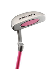Load image into Gallery viewer, Distinctive Girls Right Handed Pink Junior Golf Club Set for Age 9 to 12 (Height 4'4" to 5') Set Includes: Driver (15"), Hybrid Wood (22, 2 Irons, Putter, Bonus Stand Bag &amp; 2 Headcovers
