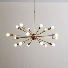 Load image into Gallery viewer, Chandelier Metal Ceiling Chanter-LED Living Room Dining Room Bedroom Modern Study Loft Attic Ceiling Chandelier [Energy Class A+],Ceiling Light (Color : 18 heads)
