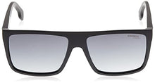 Load image into Gallery viewer, Carrera unisex adult Carrera 5039/S Sunglasses, Black/Dark Gray Gradient, 58mm 16mm US
