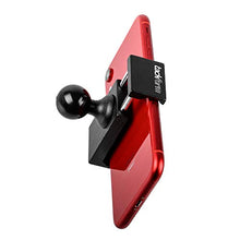 Load image into Gallery viewer, TACKFORM Motorcycle Phone Mount - 1" Ball Connection - Heavy Duty Spring Loaded Phone Holder. Compatible with RAM and ARKON 1 Inch Ball System. Optional Tether Included
