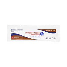 Load image into Gallery viewer, Povidone Iodine-Style: Single Swabsticks - UOM = Pack of 50
