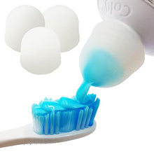 Load image into Gallery viewer, Chrome Cherry SqueezMe: 3-Pack Self-Closing Toothpaste Caps for Bathroom Hygiene for Kids and Adults

