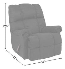 Load image into Gallery viewer, Flash Furniture Sierra Black Microfiber Rocker Recliner

