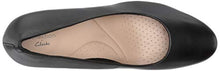 Load image into Gallery viewer, Clarks womens Ambyr Joy Pump, Black Leather, 8.5 Wide US
