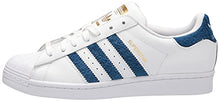 Load image into Gallery viewer, adidas Originals Men's Superstar Sneaker, White/Gold Metallic, 10.5
