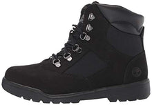 Load image into Gallery viewer, Timberland 6-Inch Leather and Fabric Field Boot (Toddler/Little Kid/Big Kid),Black Nubuck,4 M US Toddler
