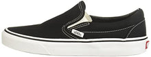 Load image into Gallery viewer, Vans Unisex Slip On Classic Canvas Shoes (6 B(M) US Women / 4.5 D(M) US Men, Black/White)
