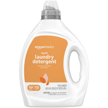 Load image into Gallery viewer, Amazon Basics Concentrated Liquid Laundry Detergent, Fresh Scent, 110 loads, 82.5 Fl Oz (Previously Solimo)
