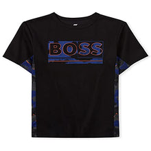 Load image into Gallery viewer, The Children's Place Boys' Short Sleeve Graphic Mesh Performance Top, Black, Medium
