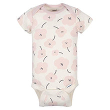 Load image into Gallery viewer, Gerber Baby 4-Pack Short Sleeve Onesies Bodysuits - Bunny Pink/Gray

