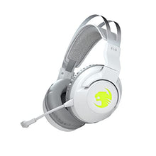 Load image into Gallery viewer, ROCCAT Elo 7.1 Air PC Wireless Gaming Headset, Surround Sound Headphones with Detachable Noise Cancelling Microphone, 50mm Drivers, 24 Hr Battery Life, RGB Lighting, White
