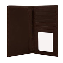 Load image into Gallery viewer, NCAA Alabama Crimson Tide Brown Wrinkle Leather Roper Concho Wallet, One Size
