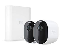 Load image into Gallery viewer, Arlo Pro 3 – Wire-Free Security 2 Camera System | 2K with HDR, Indoor/Outdoor, Color Night Vision, Spotlight, 160° View, 2-Way Audio, Siren | Works with Alexa | (VMS4240P)
