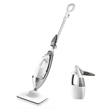 Load image into Gallery viewer, LIGHT 'N' EASY Multi-Functional steam mop Steamer for Cleaning Hardwood Floor Cleaner for Tile Grout Laminate Ceramic, 7688ANW, White

