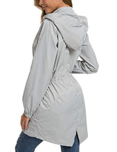 Load image into Gallery viewer, Besshopie Women's Lightweight Water-Resistant Raincoat Windbreaker Jacket with Hood

