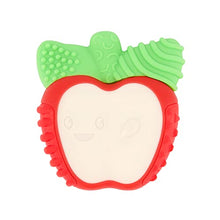 Load image into Gallery viewer, Infantino Lil' Nibblers Vibrating Apple Teether, Soft-Textured Silicone for Sensory Exploration, Teething Relief, Helps Soothe Sore Gums, Babies &amp; Toddlers, Multi, 12 Case
