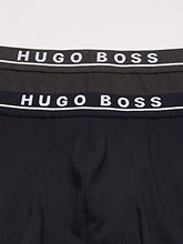 Load image into Gallery viewer, BOSS Hugo Men's 3-Pack Cotton Boxer Brief, True Blue/Sky Captain/Forged Iron, XXL
