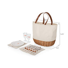 Load image into Gallery viewer, PICNIC TIME Picnic Basket Cream Canvas One Size
