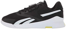 Load image into Gallery viewer, Reebok Men's Lifter PR II Cross Trainer, Black/White/Chartreuse, 11
