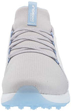Load image into Gallery viewer, Skechers Women's Max Mojo Spikeless Golf Shoe, White/Gray/Blue, 8.5 M US
