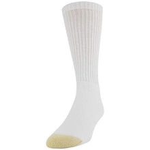 Load image into Gallery viewer, Gold Toe Men's 656S Cotton Crew Athletic Sock MultiPairs, White (6 pairs), Shoe Size: 6-12.5
