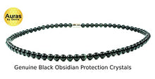 Load image into Gallery viewer, Black Obsidian Necklace Natural Gemstone Jewelry Beaded Necklace for Men/Women Healing Crystal Talisman Handcrafted by Master Shaman made in USA … (15, 01: Obsidian)
