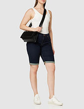 Load image into Gallery viewer, Dickies Women's Perfect Shape Denim Bermuda Shorts, Stonewashed Indigo Blue, 10
