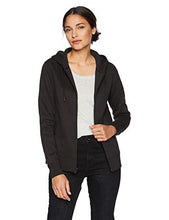 Load image into Gallery viewer, Amazon Essentials Women's Water-Repellent Thermal-Lined Full-Zip Hoodie, Black, Large
