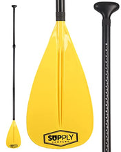 Load image into Gallery viewer, SUP Paddle - 3 Piece Adjustable Stand Up Paddle Board Paddles - Lightweight &amp; Floating Paddleboard Oar - Durable &amp; Packable for Travel - High-Grade Aluminum Shaft &amp; Nylon Blade for Efficient Strokes
