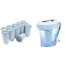 Load image into Gallery viewer, ZeroWater Replacement Filters 12-Pack BPA-Free Replacement Water Filters &amp; ZP-010, 10 Cup Water Filter Pitcher with Water Quality Meter
