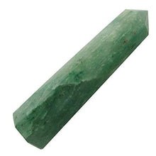 Load image into Gallery viewer, WholesaleGemShop Healing Crystal Wands | 2" Green Aventurine Crystal| 6 Faceted Reiki Chakra Meditation Therapy

