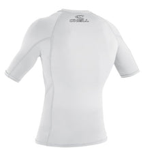 Load image into Gallery viewer, O'Neill Men's Basic Skins UPF 50+ Short Sleeve Rash Guard, White, XX-Large

