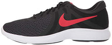 Load image into Gallery viewer, Nike Men's Revolution 4 Running Shoe, Black/University red-Oil Grey, 9.5 Regular US
