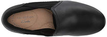 Load image into Gallery viewer, Clarks Women's Emily Amelia Pump, Black Leather/Textile Combinat, 6.5 Wide
