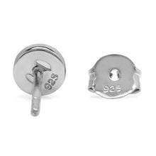 Load image into Gallery viewer, Silvershake 4mm Petite Genuine Round Shape Arizona Turquoise 925 Sterling Silver Stud Earrings
